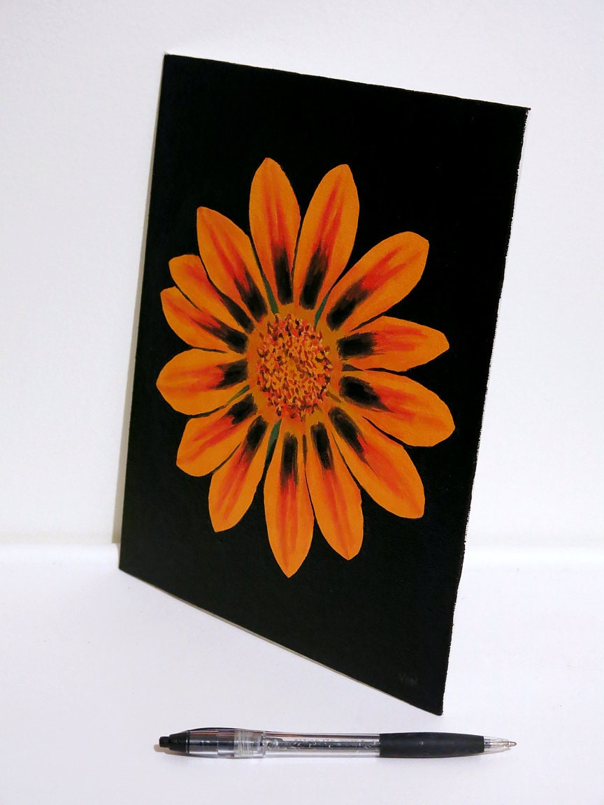 8 x 10 Daisy Flower Oil Painting Daisy Painting Daisy Art