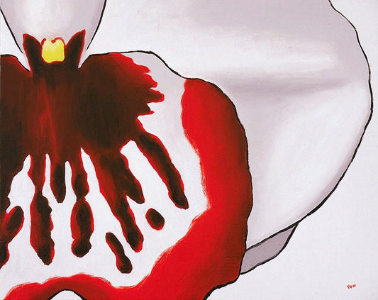 8 x 10 Vonflora Miltonia Pansy Moth Orchid Orchid Flower Orchid Painting Orchid Art Orchid Artwork Orchid Wall Art Decor Orchid Oil Painting