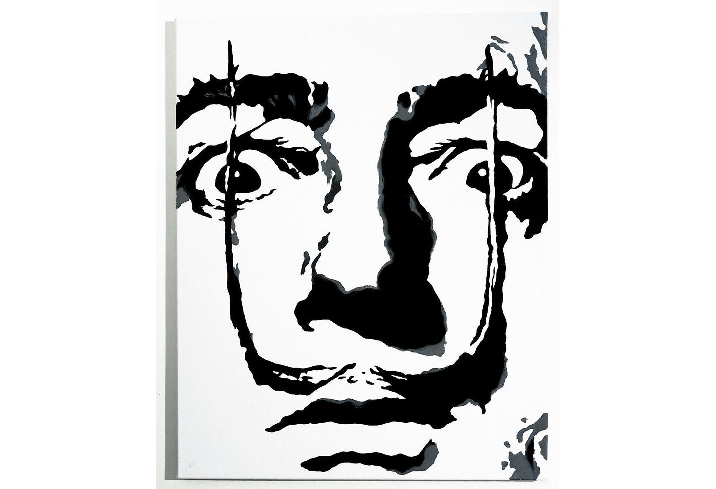 24 x 30 Salvador Dali Portrait Oil Painting on Canvas Wall Art Dali Art