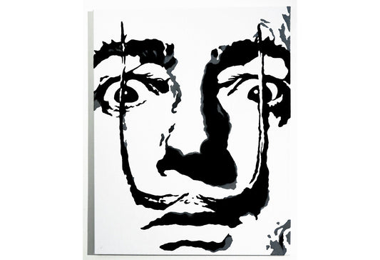 24 x 30 Salvador Dali Portrait Oil Painting on Canvas Wall Art Dali Art
