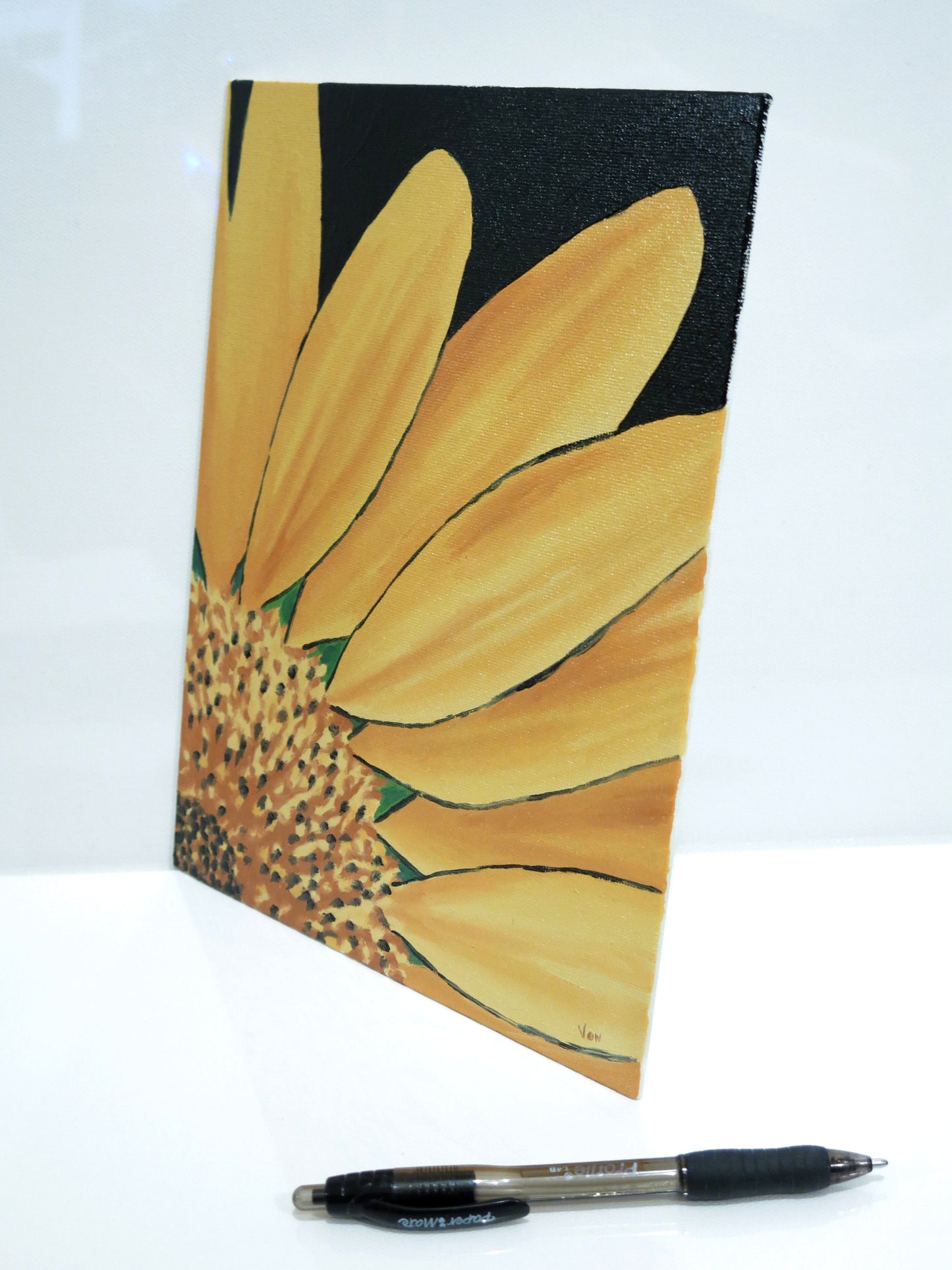 8 x 10 Sunflower Painting Sunflower Art