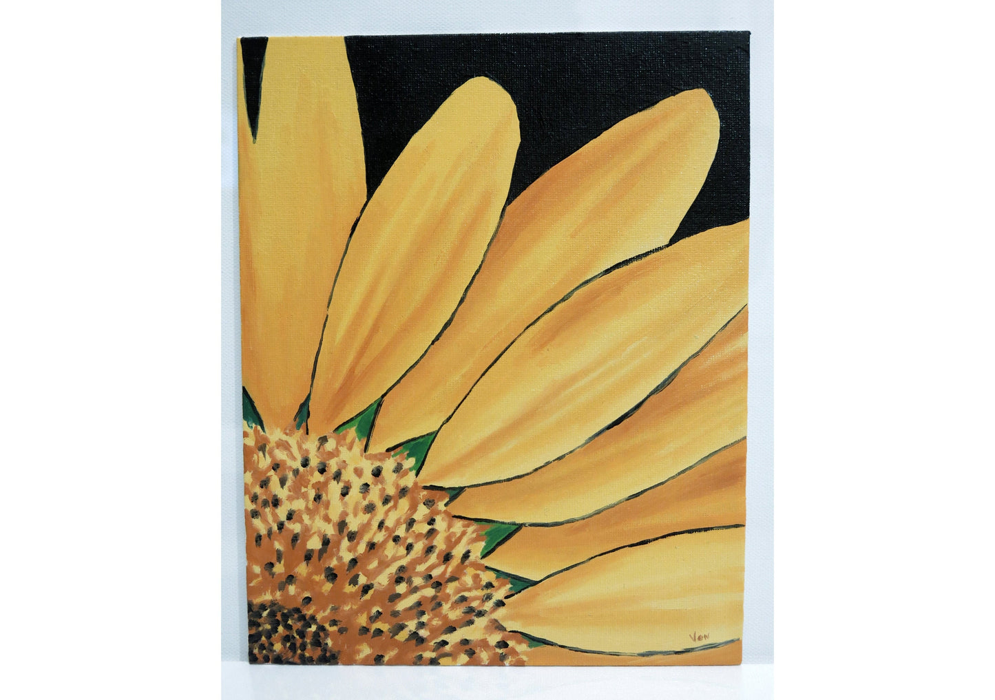 8 x 10 Sunflower Painting Sunflower Art